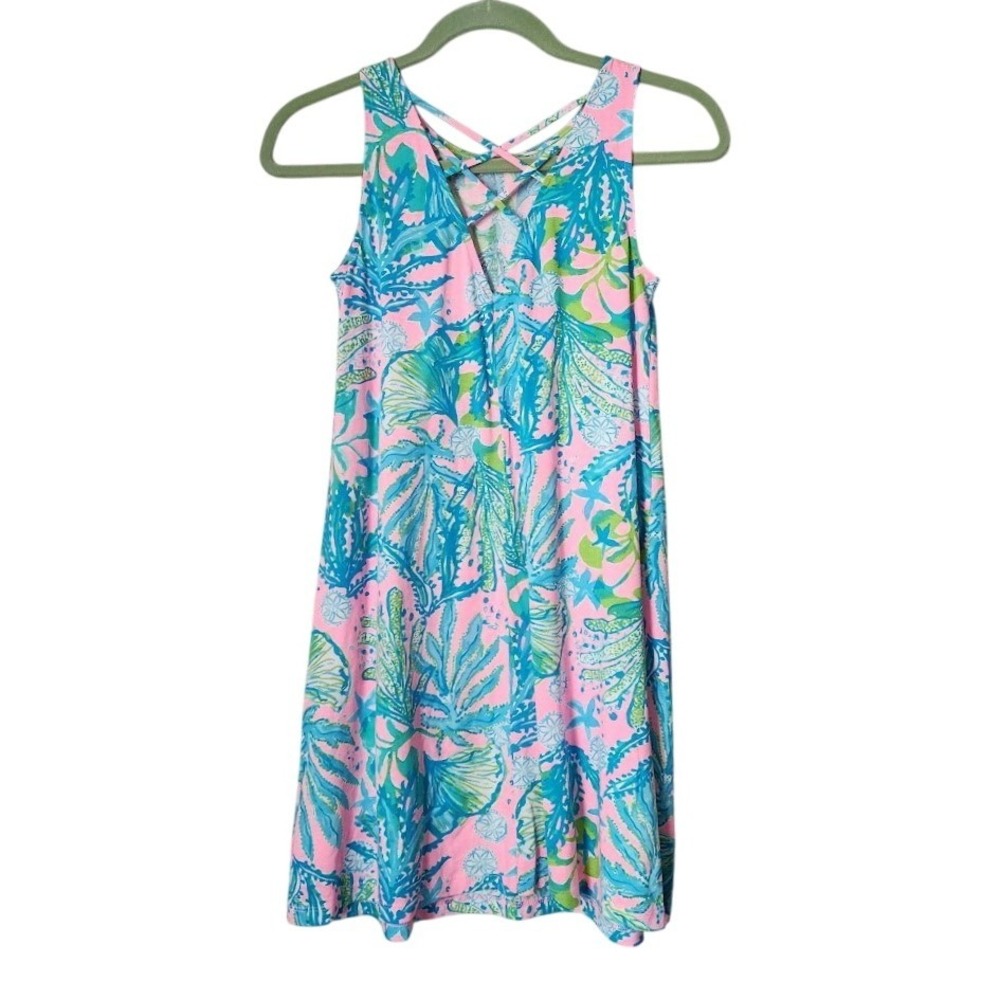 LILLY PULITZER Kristin mini dress in Mandeville Baby nautical print size XXS - Picture 2 of 6